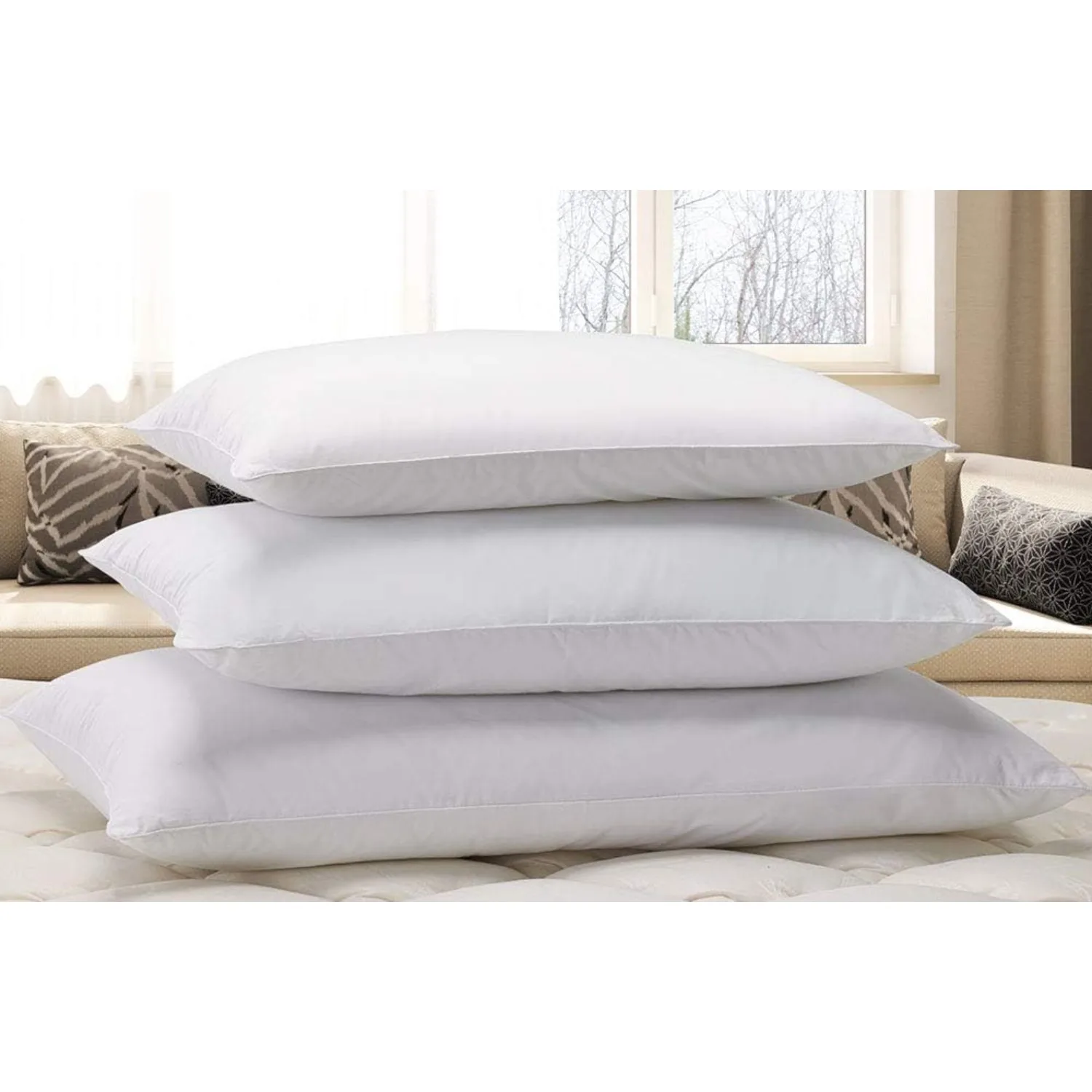 by Marriott Down Alternative Eco Pillow - Soft, Eco-Friendly Pillow with 100% Recycled Fill - Exclusively for Courtya
by Marriott Down Alternative Eco Pillow - Soft, Eco-Friendly Pillow with 100% Recycled Fill - Exclusively for Courtya