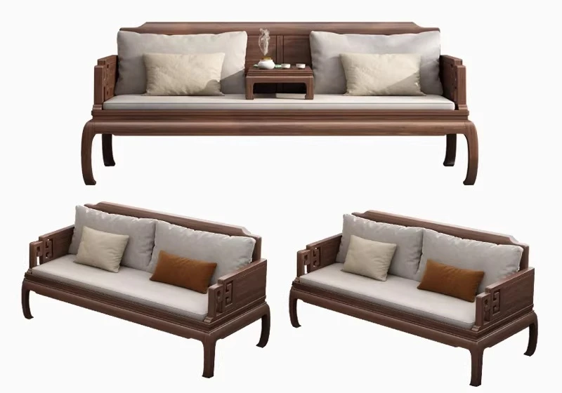 South American Walnut, Sofa Combination, Small Apartment Full Living Room, New High-end Wooden Furniture
South American Walnut, Sofa Combination, Small Apartment Full Living Room, New High-end Wooden Furniture