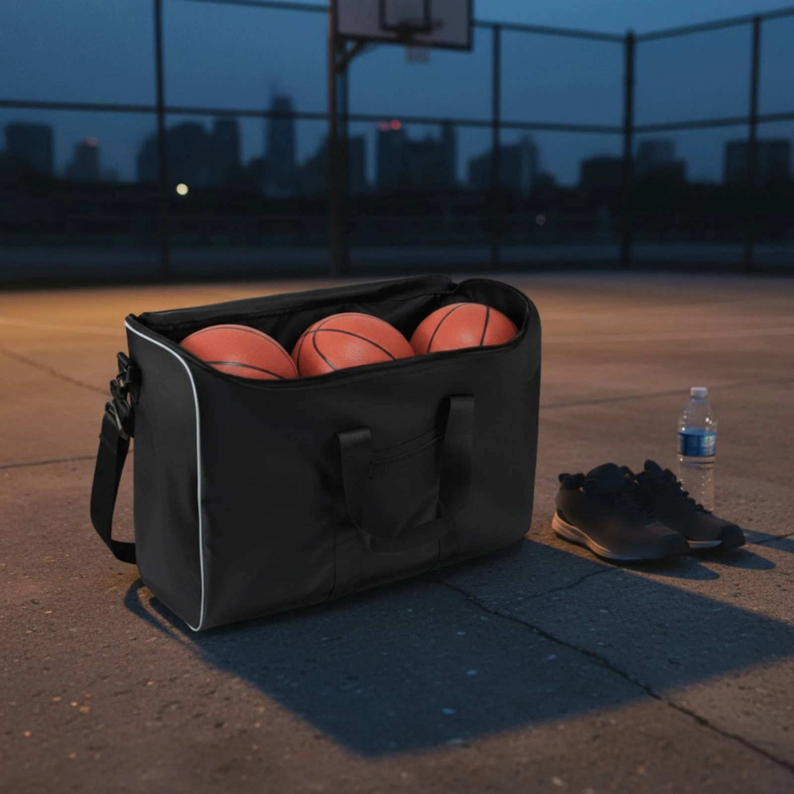 Basketball Storage Bag Long-Lasting Basketball Carrier Bag Sports Ball Carrier Strong Strap Easy to Stow for Travel
Basketball Storage Bag Long-Lasting Basketball Carrier Bag Sports Ball Carrier Strong Strap Easy to Stow for Travel
