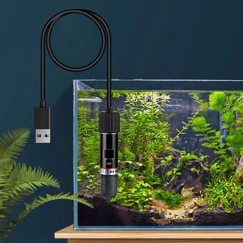 Constant Temperature Heater Mini Aquarium USB Fish Tank Quartz Glass Controller For Water Heating Rod Small Pets Pond
Constant Temperature Heater Mini Aquarium USB Fish Tank Quartz Glass Controller For Water Heating Rod Small Pets Pond