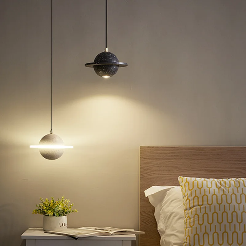 Lifting Planet Small Pendant Lights Restaurant Kitchen Island Bedroom Bedside Chandelier Nordic Modern Creativity Hanging Lamps
Lifting Planet Small Pendant Lights Restaurant Kitchen Island Bedroom Bedside Chandelier Nordic Modern Creativity Hanging Lamps