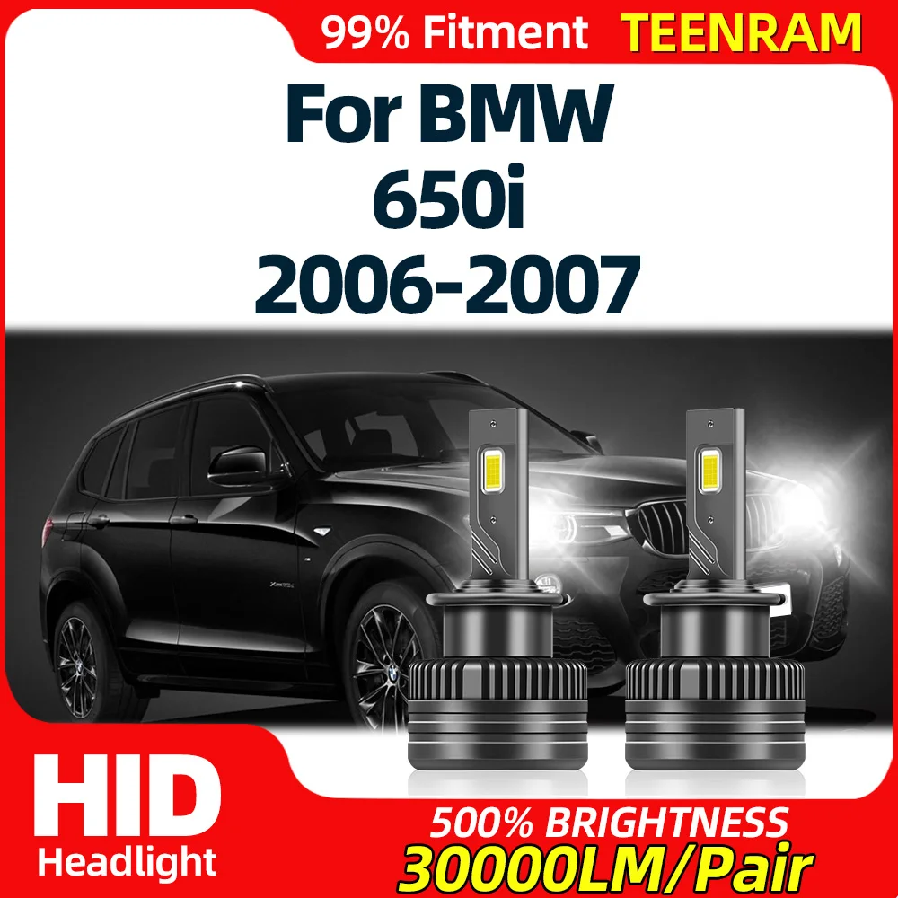 30000LM Turbo LED Headlight 120W HID Xenon Lights Bulbs 12V 6000K Single Copper Tube Auto Headlamps For BMW 650i 2006 2007
30000LM Turbo LED Headlight 120W HID Xenon Lights Bulbs 12V 6000K Single Copper Tube Auto Headlamps For BMW 650i 2006 2007