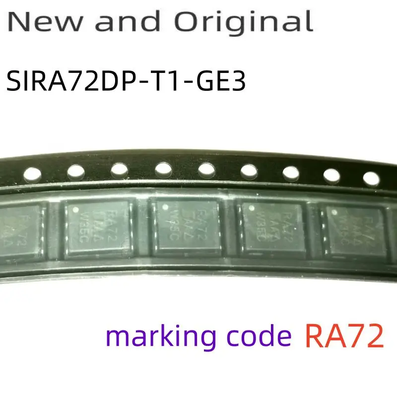 New and Original SIRA72DP-T1-GE3 SIRA72DP PowerPAK® SO-8 Single N-Channel 40 V (D-S) MOSFET marking code RA72
New and Original SIRA72DP-T1-GE3 SIRA72DP PowerPAK® SO-8 Single N-Channel 40 V (D-S) MOSFET marking code RA72