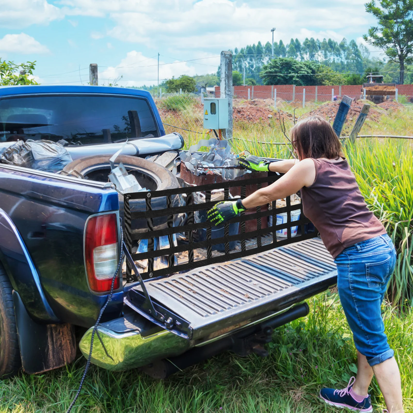 Cargo Net for Car Trunk Suv Truck Bed with Carabiners Heavy Duty Polyester Multi-Functional Rear Cargo Organizer Secure Storage
Cargo Net for Car Trunk Suv Truck Bed with Carabiners Heavy Duty Polyester Multi-Functional Rear Cargo Organizer Secure Storage