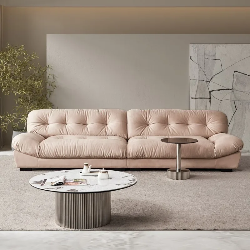 Cream wind cloud sofa Nordic Italian minimalist small apartment living room three-person fabric
Cream wind cloud sofa Nordic Italian minimalist small apartment living room three-person fabric