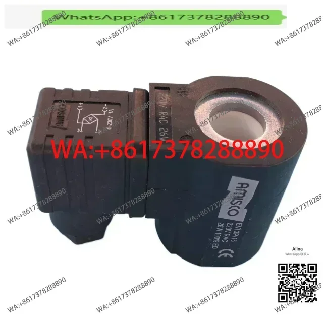 Original AMISCO Coil EVI 3P/16 220V RAC 26W Crane Coil EVI3P/16 Insert Solenoid Valve Inner Aperture:16MM Height:50MM
Original AMISCO Coil EVI 3P/16 220V RAC 26W Crane Coil EVI3P/16 Insert Solenoid Valve Inner Aperture:16MM Height:50MM