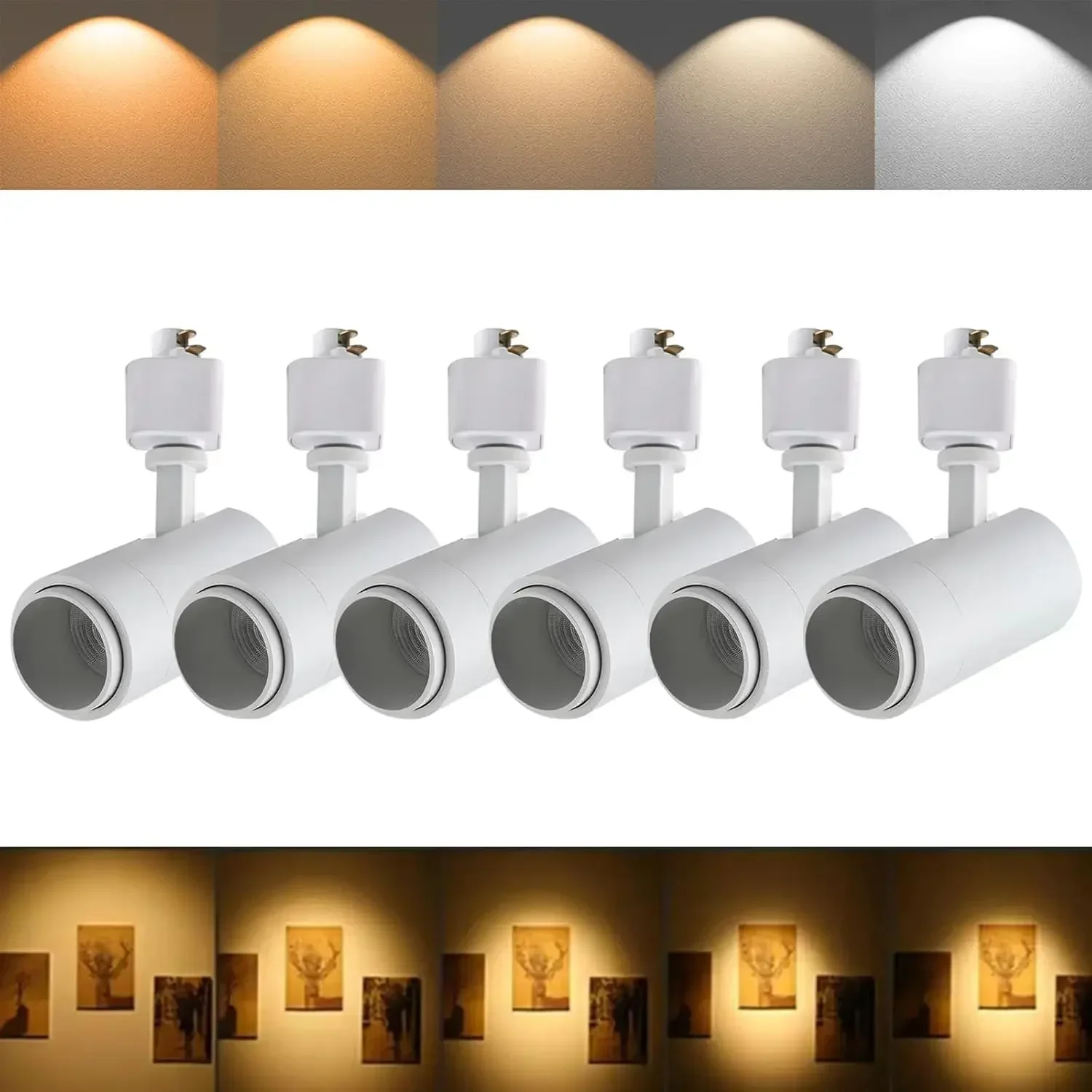 5Color LED Track Lighting Heads 12W Dimmable,Zoomable Beam15°/24°/36°/45°/60°,2700K/3000K/3500K/4000K/5000K,Single Circuit H Tra
5Color LED Track Lighting Heads 12W Dimmable,Zoomable Beam15°/24°/36°/45°/60°,2700K/3000K/3500K/4000K/5000K,Single Circuit H Tra