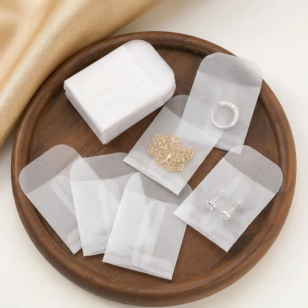 50Pcs Translucent Mini Envelope Jewelry Storage Bag for Card Earrings Necklaces Gift Packaging Pouches Supplies Small Business
50Pcs Translucent Mini Envelope Jewelry Storage Bag for Card Earrings Necklaces Gift Packaging Pouches Supplies Small Business