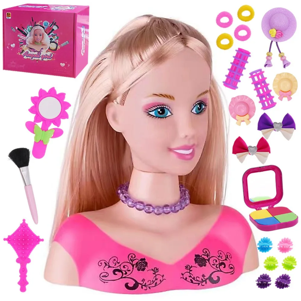 Красивая кукла-манекен из ПВХ для макияжа и причесок, набор для стилизации образа принцессы, голова куклы для макияжа для девочек
Красивая кукла-манекен из ПВХ для макияжа и причесок, набор для стилизации образа принцессы, голова куклы для макияжа для девочек