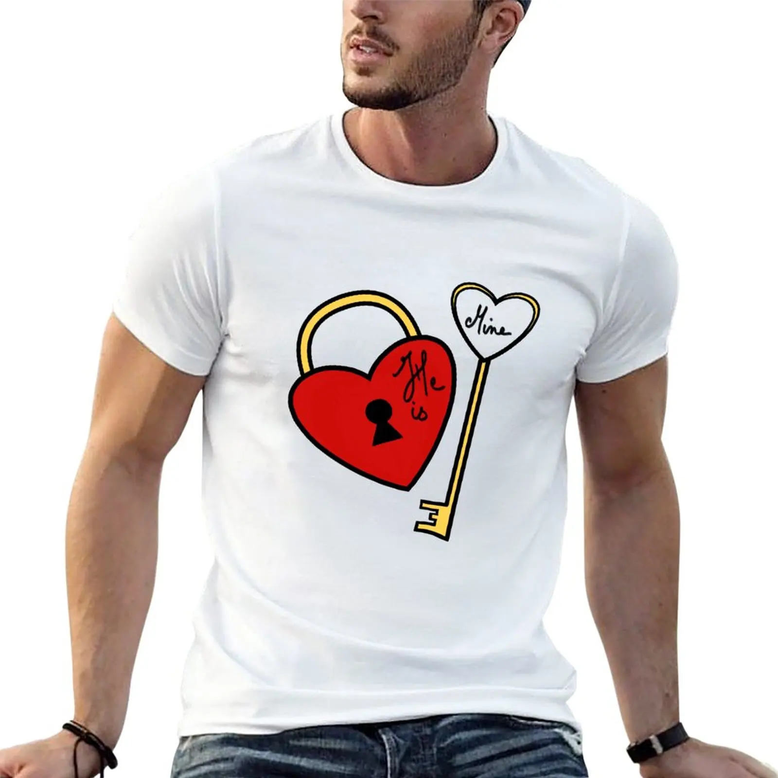 New He is Mine T-Shirt oversized t shirts plain t-shirt kawaii clothes clothes for men 
New He is Mine T-Shirt oversized t shirts plain t-shirt kawaii clothes clothes for men