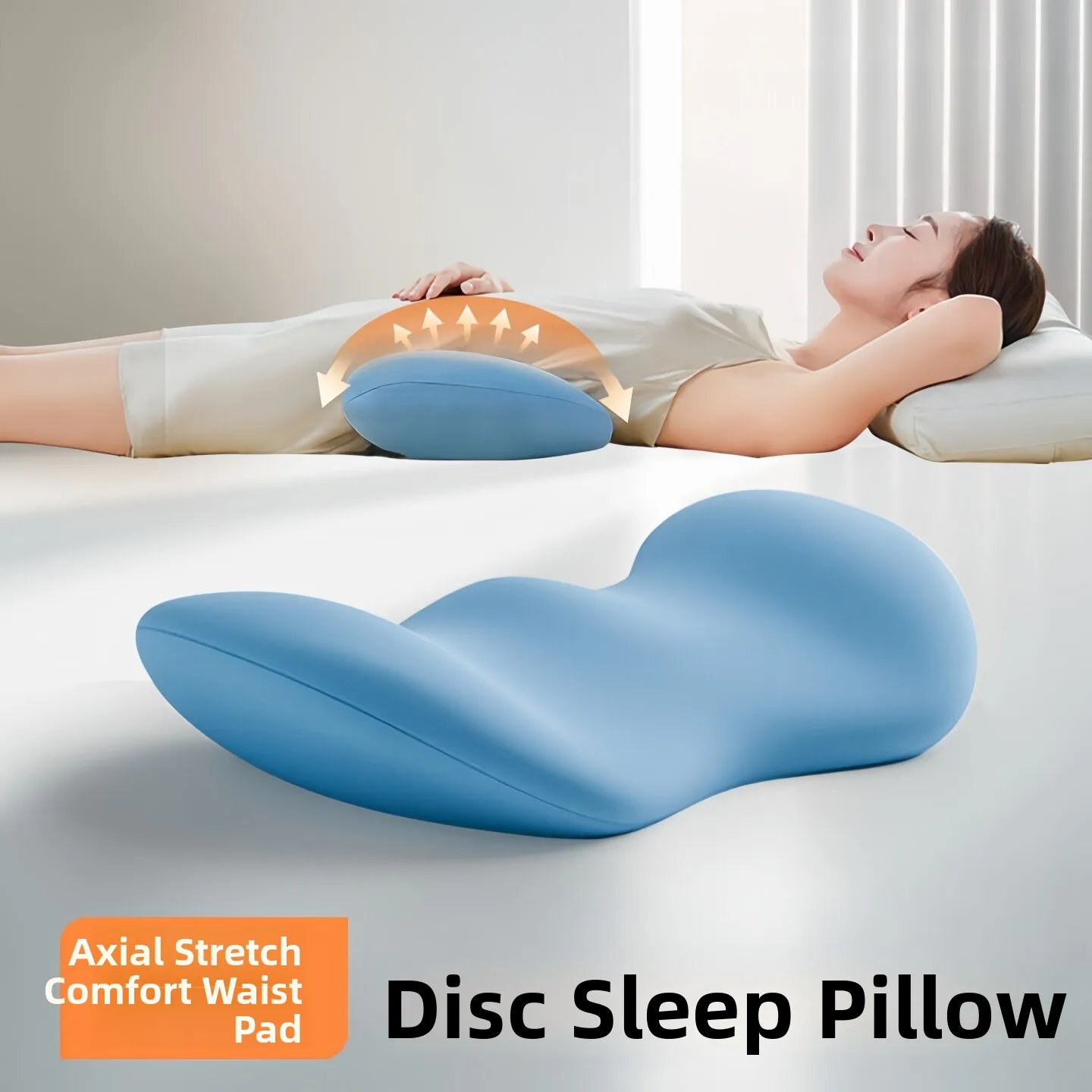 Bedtime Spinal Support Pillow Memory Foam Lumbar Cushion for Sleeping on Back Disc Herniation Relief Home Decor Adult Use
Bedtime Spinal Support Pillow Memory Foam Lumbar Cushion for Sleeping on Back Disc Herniation Relief Home Decor Adult Use