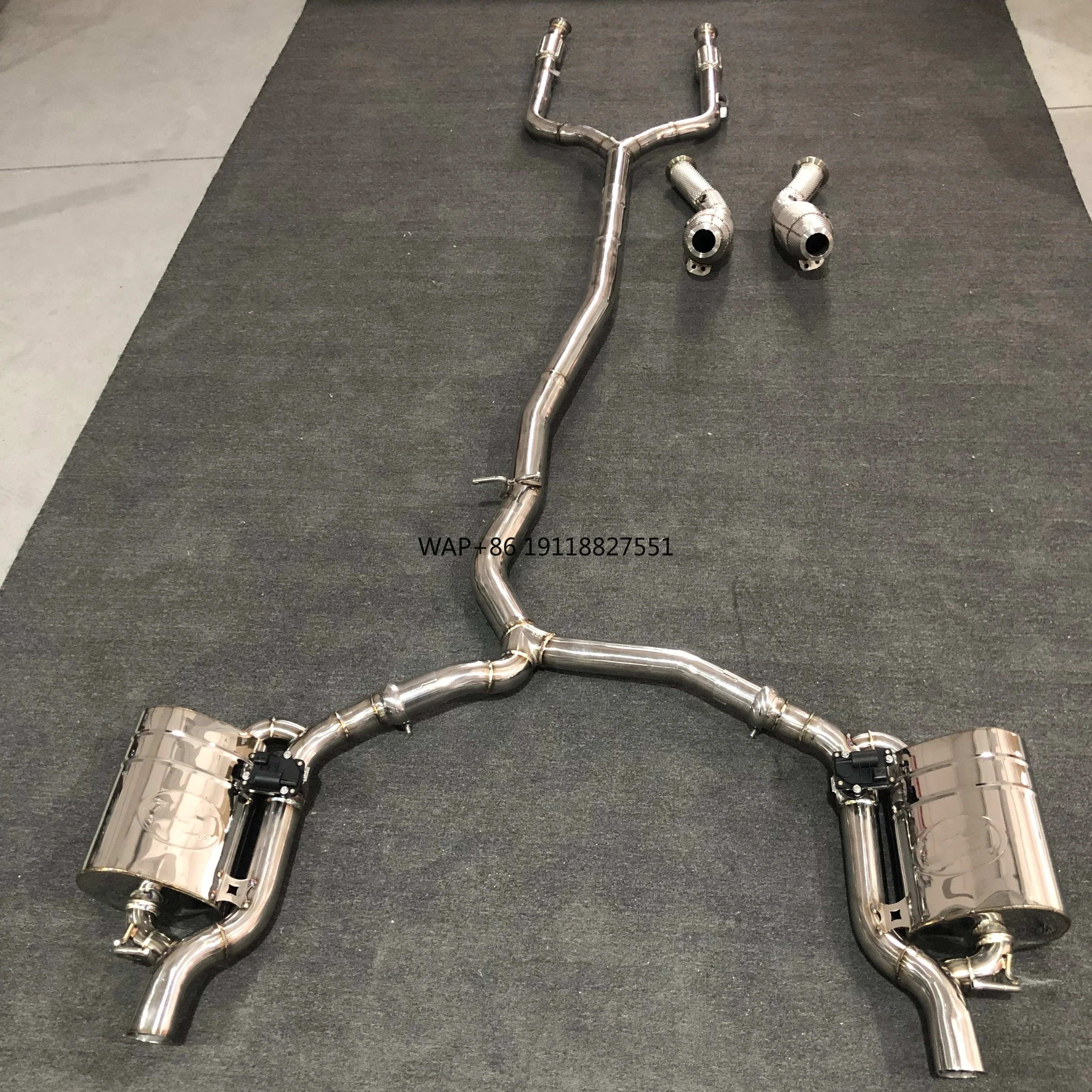 E213 3.0TT M276 Factory OEM Custom Exhaust System 304 Stainless Steel/Titanium Valved Wholesale
E213 3.0TT M276 Factory OEM Custom Exhaust System 304 Stainless Steel/Titanium Valved Wholesale
