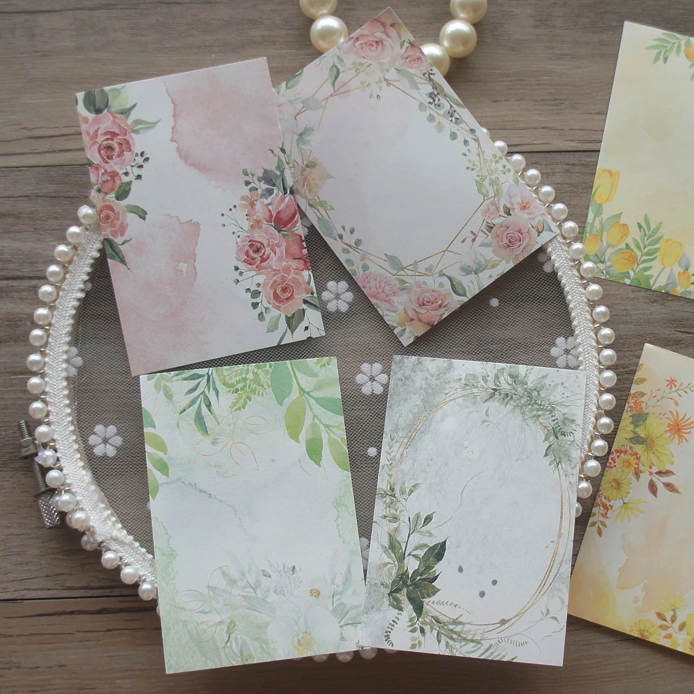 30pcs Watercolor Flower and Frame Message Paper Scrapbooking Background DIY Gift Packing Label Decoration Tag
30pcs Watercolor Flower and Frame Message Paper Scrapbooking Background DIY Gift Packing Label Decoration Tag