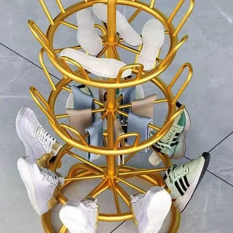 Balcony Floor-to-ceiling Shoe Drying Artifact Household Multi-functional Windproof Slippers Sandals Rotating Storage Rack
Balcony Floor-to-ceiling Shoe Drying Artifact Household Multi-functional Windproof Slippers Sandals Rotating Storage Rack