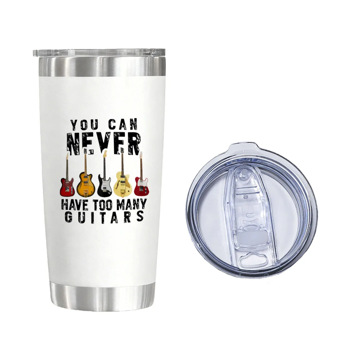 YOU CAN NEVER HAVE TOO MANY GUITARS Vacuum Flasks Tumblers 20 oz Water Glasses for Christmas Birthday
YOU CAN NEVER HAVE TOO MANY GUITARS Vacuum Flasks Tumblers 20 oz Water Glasses for Christmas Birthday