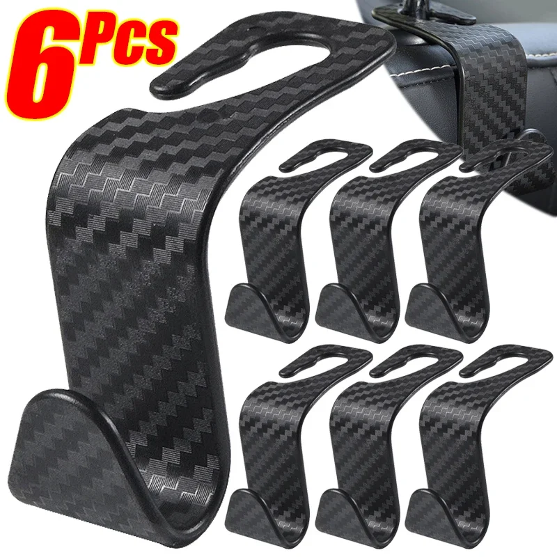 1/6Pcs Carbon Fiber Car Seat Headrest Storage Hanger Hooks Universal Auto Back Seat Organizer Holder Car Interior Accessories
1/6Pcs Carbon Fiber Car Seat Headrest Storage Hanger Hooks Universal Auto Back Seat Organizer Holder Car Interior Accessories