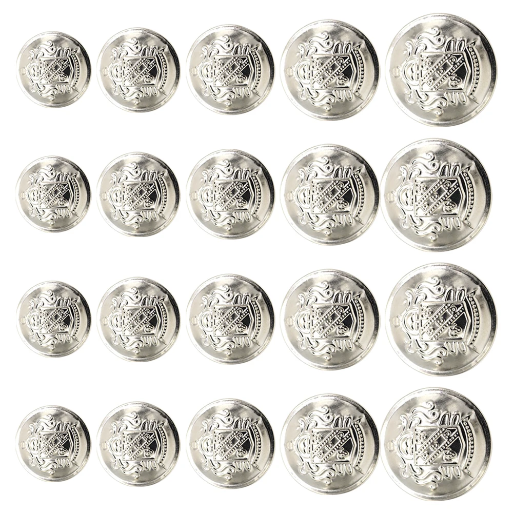 50 Pcs Retro Suit Buttons Vintage Decorative Clothing Accessories Sewing DIY Brass 2# Silver 24L 15mm 28L 18mm 32L 20mm 36L 23mm
50 Pcs Retro Suit Buttons Vintage Decorative Clothing Accessories Sewing DIY Brass 2# Silver 24L 15mm 28L 18mm 32L 20mm 36L 23mm