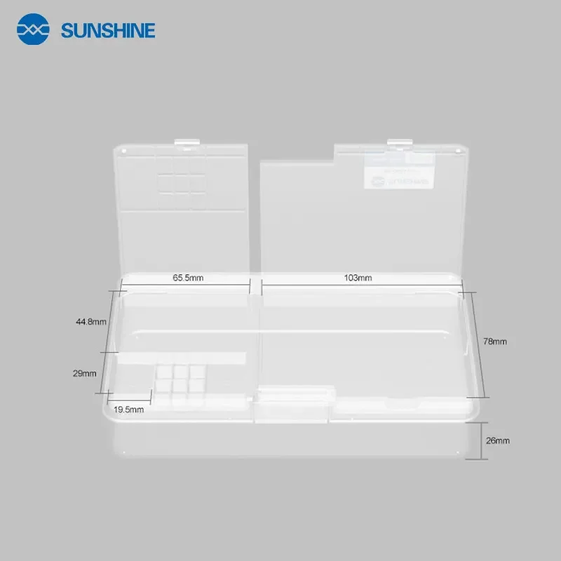 Small Screw Storage Box, Double-layer High Hardness Organizer for Motherboard Repair, Thickened Durable & Portable
Small Screw Storage Box, Double-layer High Hardness Organizer for Motherboard Repair, Thickened Durable & Portable