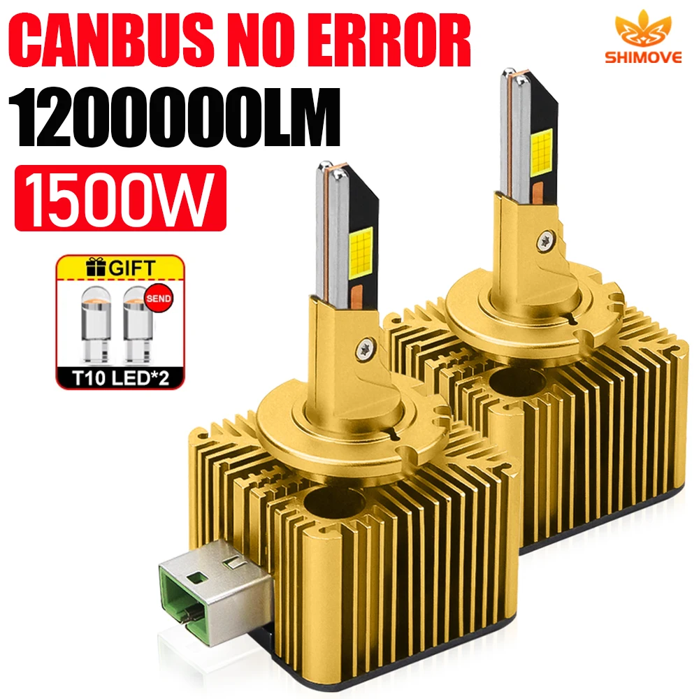 D1S D3S High Power LED CANBUS Bulb No Error D2S D4S D1R D3R D2R D4R D8S Automobile Led Headlight Car Lights 6000K 1:1 Xenon Lamp
D1S D3S High Power LED CANBUS Bulb No Error D2S D4S D1R D3R D2R D4R D8S Automobile Led Headlight Car Lights 6000K 1:1 Xenon Lamp