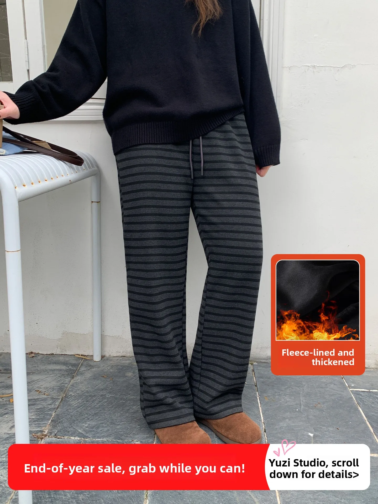 YUZI Thiened Fce Широкие брюки Dstring Drapey Супер утягивающие женские повседневные брюки с глубокими глазами больших размеров на осень и зиму
YUZI Thiened Fce Широкие брюки Dstring Drapey Супер утягивающие женские повседневные брюки с глубокими глазами больших размеров на осень и зиму