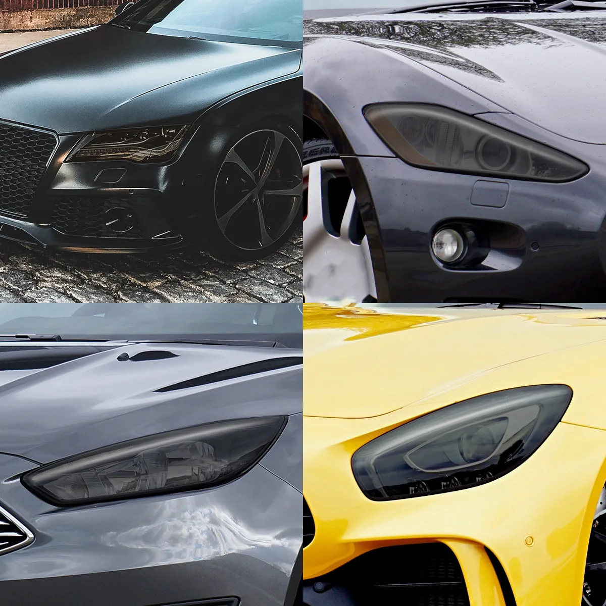 Car Headlight Film Smoke Fog Light Taillight Tint Vinyl Sheet Dark Black 30x60cm Stretchable Water Resistant Car Decoration
Car Headlight Film Smoke Fog Light Taillight Tint Vinyl Sheet Dark Black 30x60cm Stretchable Water Resistant Car Decoration