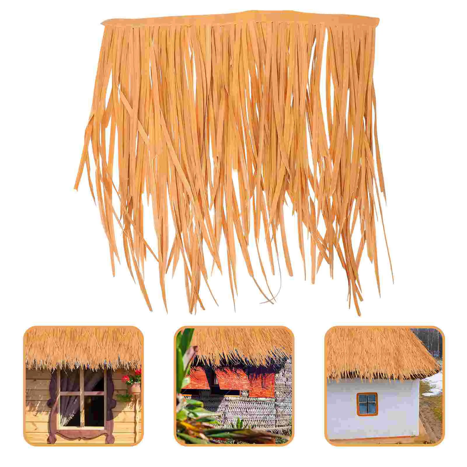 1 Artificial Simulated Thatch Roof Panel Straw Golden Color Decorative Roofing MaterialMexican Style Gardening Props Non Rot
1 Artificial Simulated Thatch Roof Panel Straw Golden Color Decorative Roofing MaterialMexican Style Gardening Props Non Rot