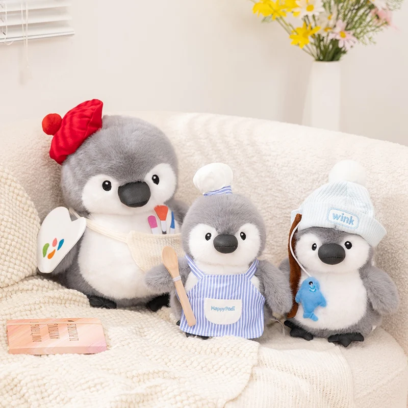 Cute Dress Up Chef Penguin Plush Toys Cartoon Stuffed Kawaii Animals Fishing Painter Plushies Dolls Home Decor for Girls Gifts
Cute Dress Up Chef Penguin Plush Toys Cartoon Stuffed Kawaii Animals Fishing Painter Plushies Dolls Home Decor for Girls Gifts
