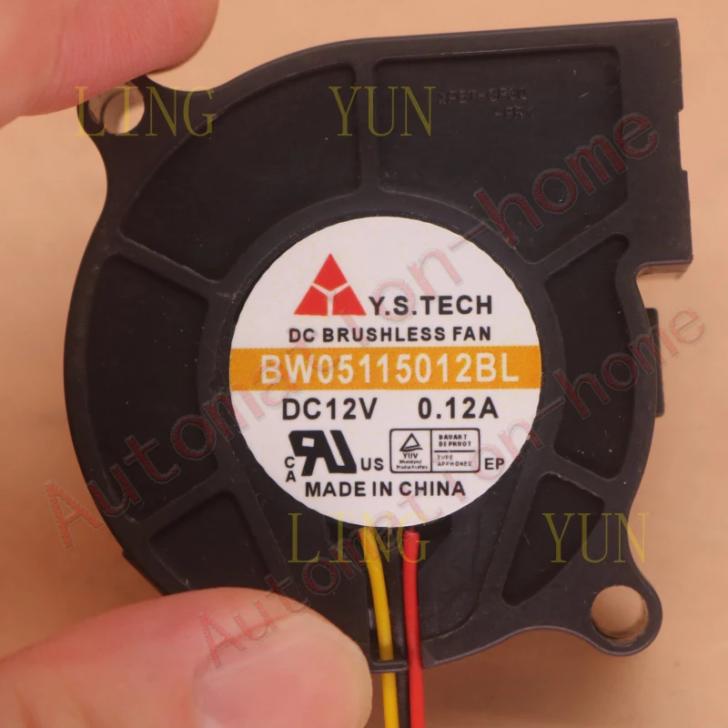 Z 1PCS for Y.S.TECH BW05115012BL DC12V 0.12A 3Pin Cooling Fan#QW
Z 1PCS for Y.S.TECH BW05115012BL DC12V 0.12A 3Pin Cooling Fan#QW