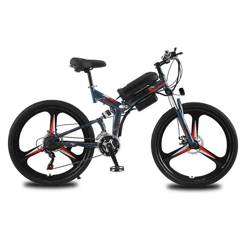 26" Folding E-Bike for Adults | Portable Carbon Steel Frame | Safe Dual Disc Brake Commuter Electric Bicycle
26" Folding E-Bike for Adults | Portable Carbon Steel Frame | Safe Dual Disc Brake Commuter Electric Bicycle
