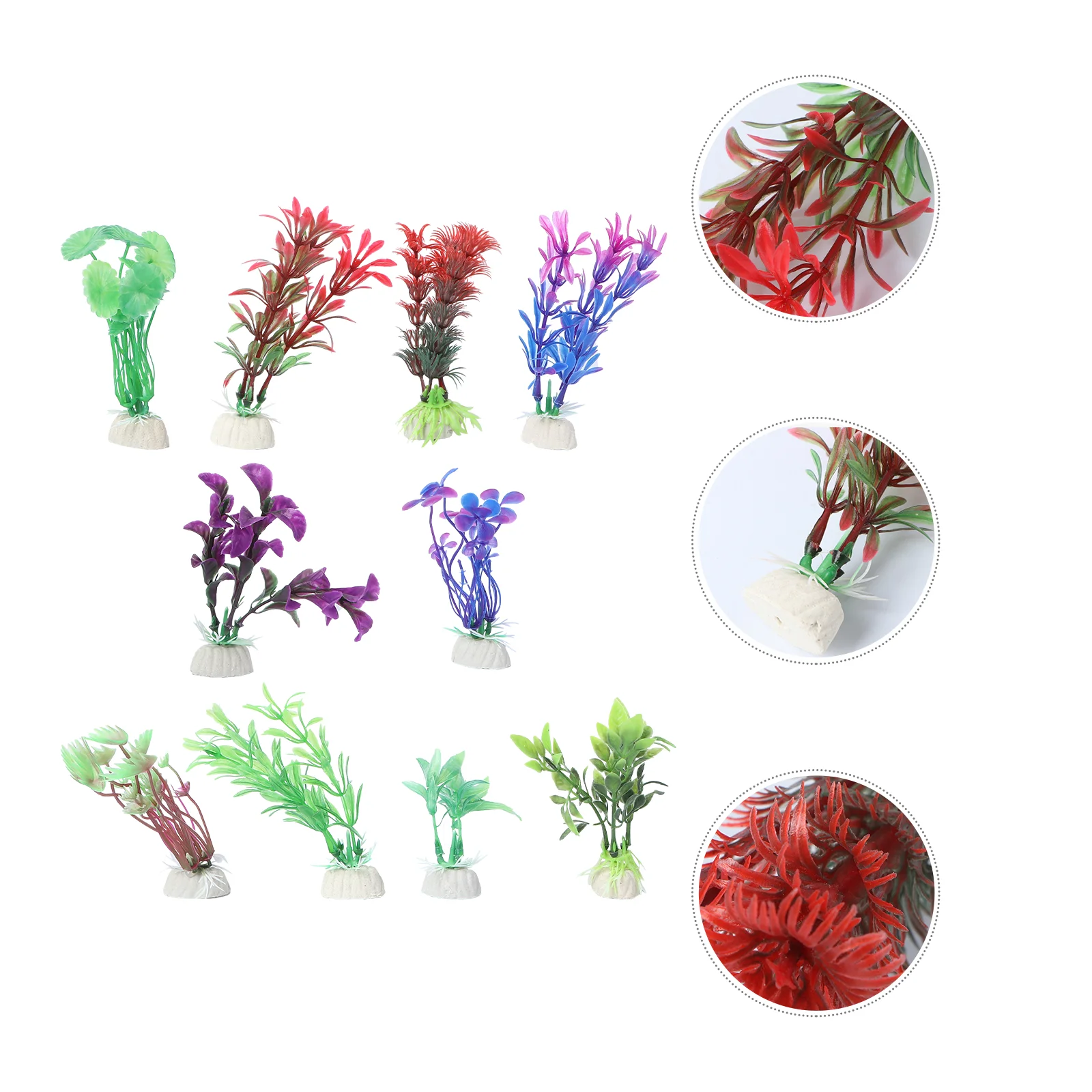 10 Pcs Fish Tank Green Plant Reptile Ornament Artificial Plants Decoration Flowers Aquarium
10 Pcs Fish Tank Green Plant Reptile Ornament Artificial Plants Decoration Flowers Aquarium