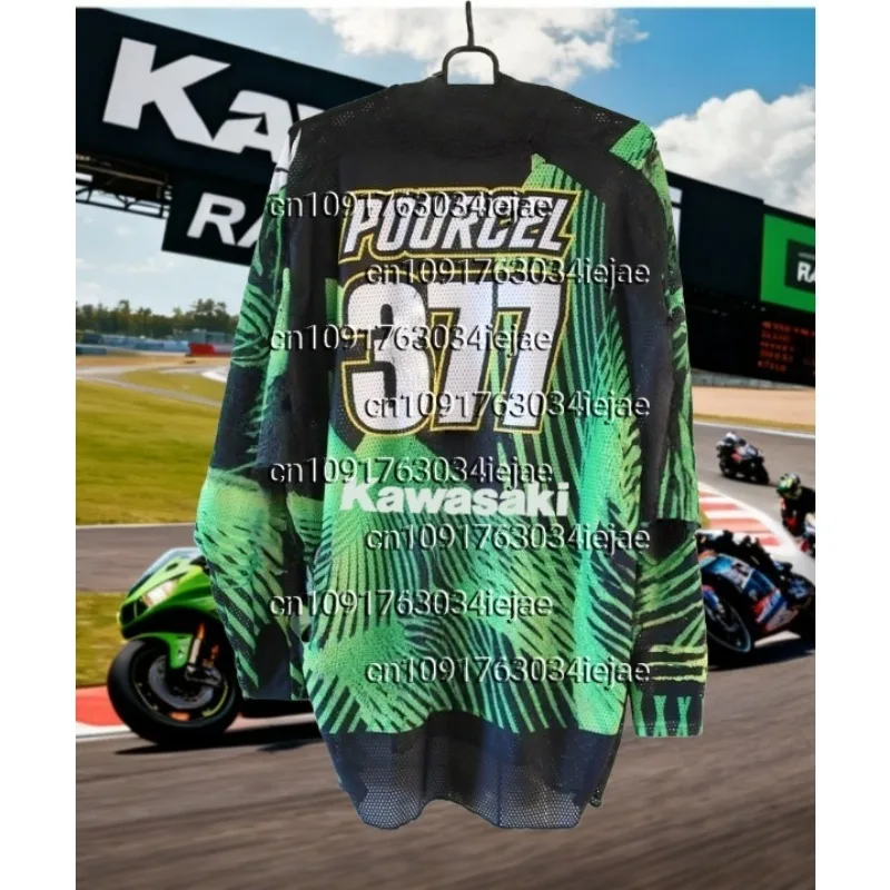 Kawasaki мотоциклетная гоночная команда, мужская футболка с длинным рукавом, весенне-осенние женские футболки, новинка 2026, спортивная детская одежда, топы
Kawasaki мотоциклетная гоночная команда, мужская футболка с длинным рукавом, весенне-осенние женские футболки, новинка 2026, спортивная детская одежда, топы