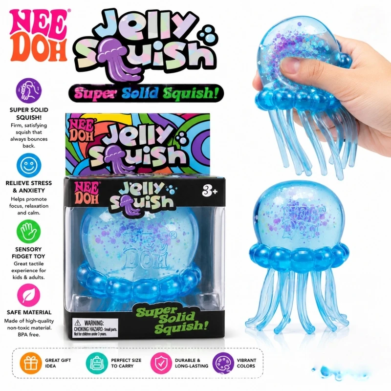 Jellyfish Squishy Soft Glue Stress Relief Toy, Sensory Decompression Tool, Rebound Fidget Toy for Adults to Release Stress
Jellyfish Squishy Soft Glue Stress Relief Toy, Sensory Decompression Tool, Rebound Fidget Toy for Adults to Release Stress