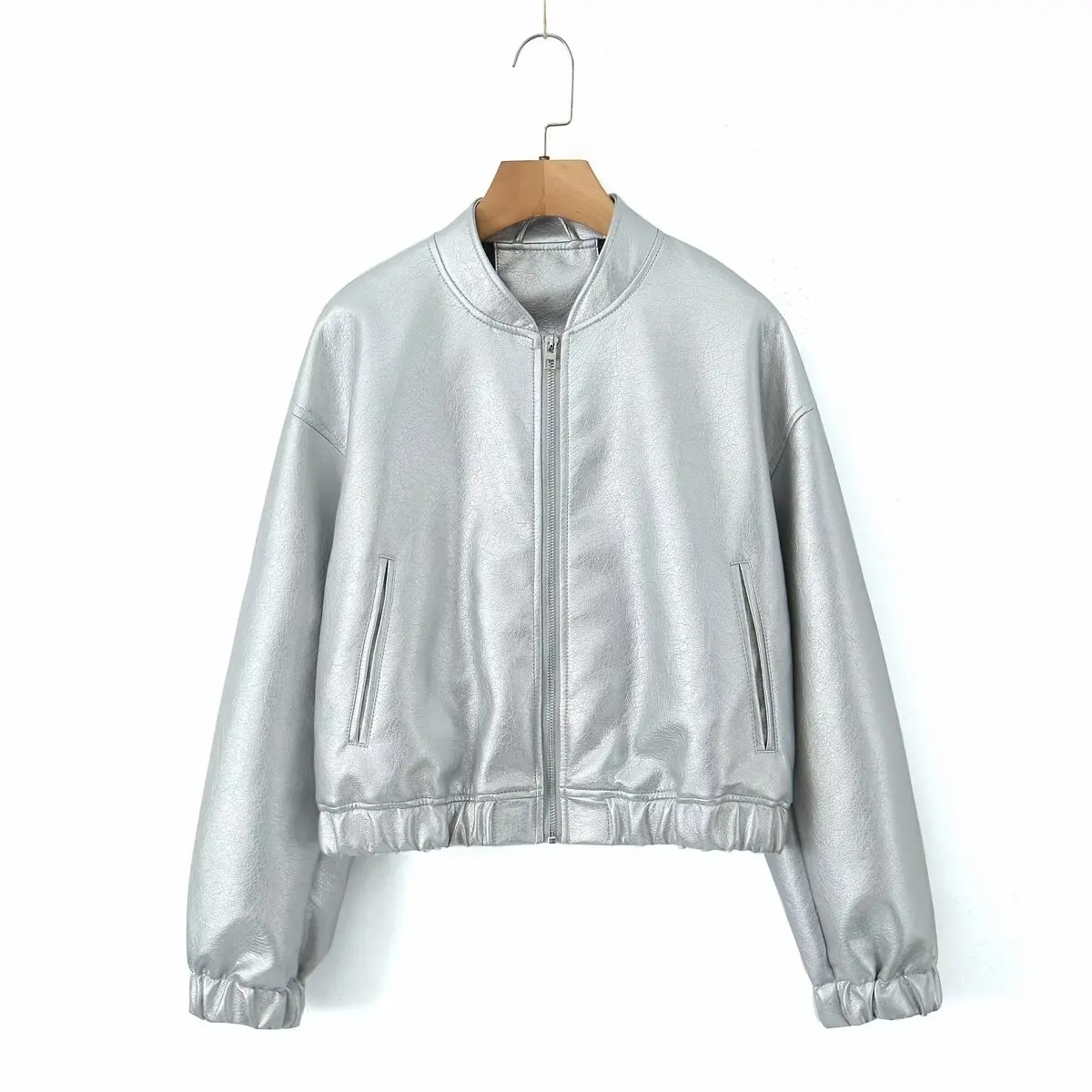 New European and American trend zipper PU leather jacket for women spring and autumn personalized casual versatile leather jacke
New European and American trend zipper PU leather jacket for women spring and autumn personalized casual versatile leather jacke