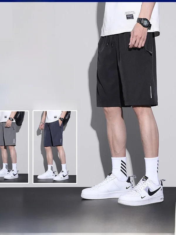 Men's Summer Thin Ice Silk Casual Shorts Five-Point Sports Pants Breathable Comfortable Straight Leg Workwear Polyester Fiber
Men's Summer Thin Ice Silk Casual Shorts Five-Point Sports Pants Breathable Comfortable Straight Leg Workwear Polyester Fiber