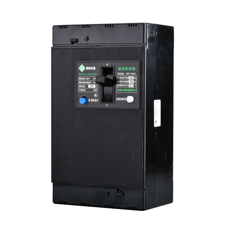 DZL25 leakage protector, leakage protection large current, three-phase four-wire 160A 200A 250A 380V4300
DZL25 leakage protector, leakage protection large current, three-phase four-wire 160A 200A 250A 380V4300