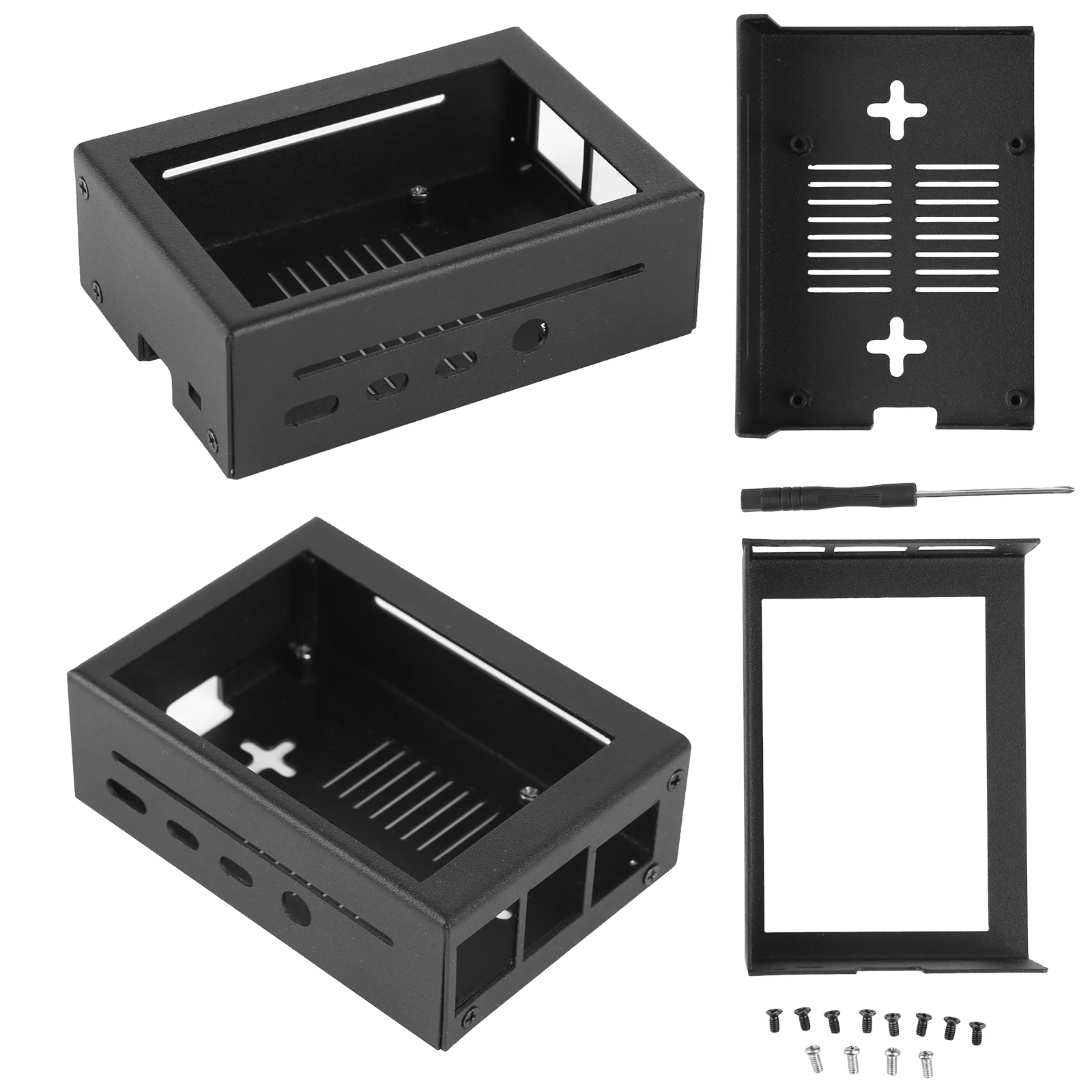 Металлический защитный корпус, совместимый с Raspberry Pi 4B
Металлический защитный корпус, совместимый с Raspberry Pi 4B