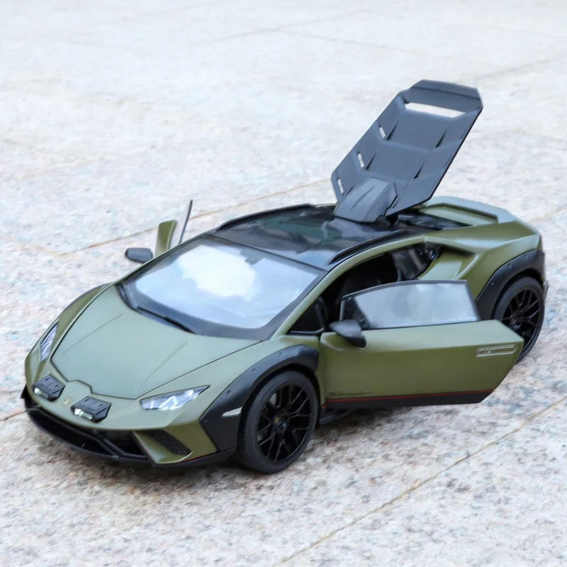 1:18 Lamborghini Huracan Sterrato Alloy Super Sports Car Model Diecast Metal Racing Vehicles Car Model Sound and Light Kids Gift
1:18 Lamborghini Huracan Sterrato Alloy Super Sports Car Model Diecast Metal Racing Vehicles Car Model Sound and Light Kids Gift