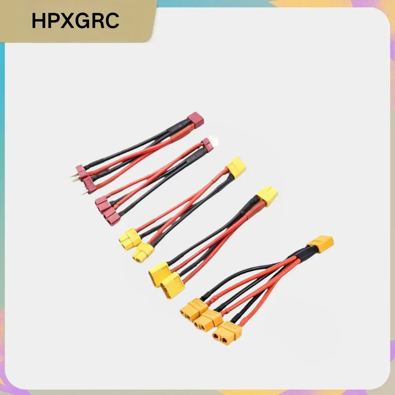 HPXGRC XT60 to T Plug Parallel Cable 100mm 14AWG High Temp Super Soft Silicone Wire for RC Model Airplane Drone Battery
HPXGRC XT60 to T Plug Parallel Cable 100mm 14AWG High Temp Super Soft Silicone Wire for RC Model Airplane Drone Battery