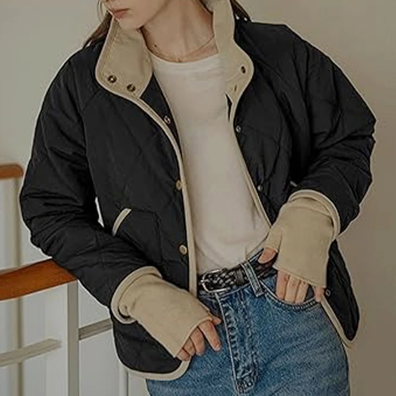 New Autumn Winter Jacket Women Parkas Warm Quilted Lightweight Coat Women Casual Turn Down Collar Long Sleeve Jacket
New Autumn Winter Jacket Women Parkas Warm Quilted Lightweight Coat Women Casual Turn Down Collar Long Sleeve Jacket