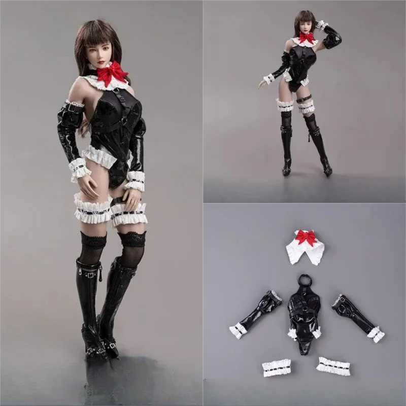1/6 Scale Swimwear Pu Leather Coat Bow Tie Oversleeve Clothes Model for 12inch Female Action Figures Body Accessories Doll Toys
1/6 Scale Swimwear Pu Leather Coat Bow Tie Oversleeve Clothes Model for 12inch Female Action Figures Body Accessories Doll Toys