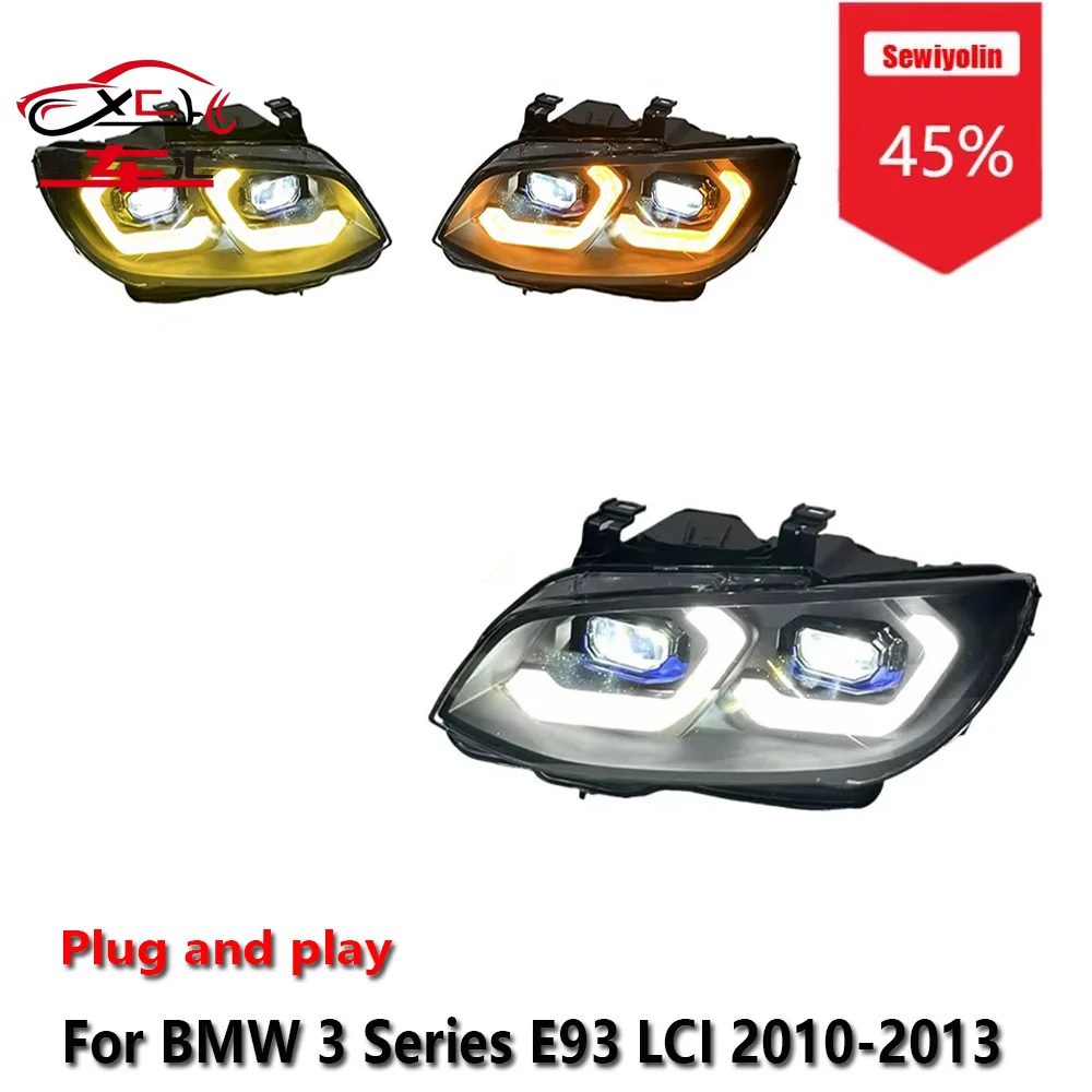 Sewiyolin Car LED Headlight Assemblies For BMW 3 Series E93 LCI 2010-2013 Fog DRL Brake Turn Signal Lamp Plug and Play
Sewiyolin Car LED Headlight Assemblies For BMW 3 Series E93 LCI 2010-2013 Fog DRL Brake Turn Signal Lamp Plug and Play