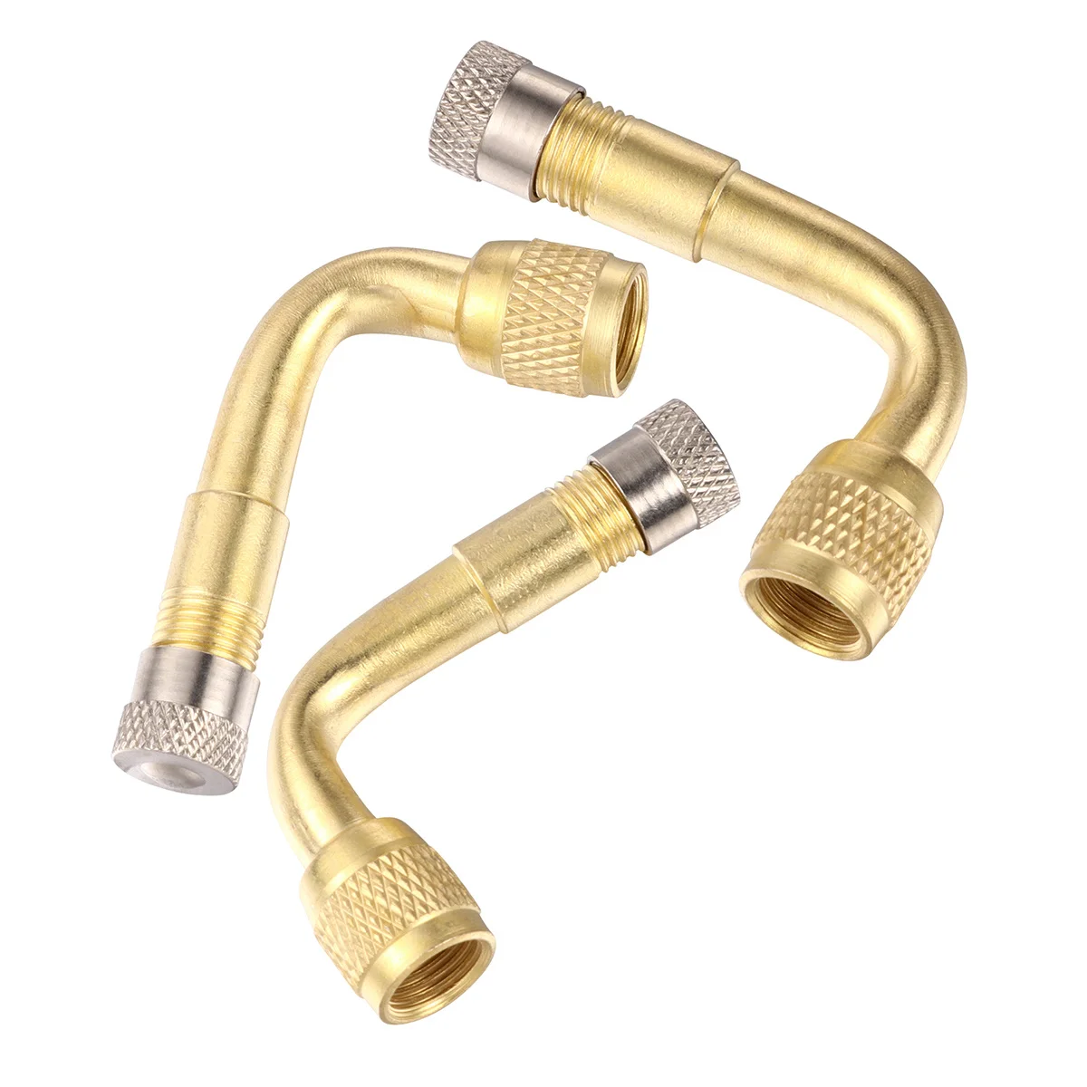 3pcs Tire Stem Extension Adapters 90 Degree Curved Valve Stem Extenders For Car Truck Motorcycle Rv Trailer Gold Tire Valve
3pcs Tire Stem Extension Adapters 90 Degree Curved Valve Stem Extenders For Car Truck Motorcycle Rv Trailer Gold Tire Valve