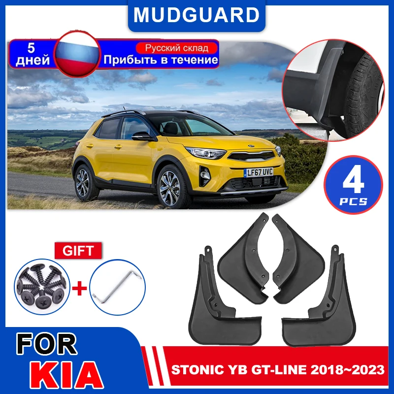 4Pcs Car Mudflaps Fender for Kia Stonic YB GT-Line 2018~2023 2019 Mudguards Flap Splash Front Rear Mud Guards Cover Accessories
4Pcs Car Mudflaps Fender for Kia Stonic YB GT-Line 2018~2023 2019 Mudguards Flap Splash Front Rear Mud Guards Cover Accessories
