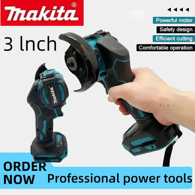 Makita 3 Inch Electric Cut Off Tool Cordless Angle Grinder 18V Multipurpose Circular Saw for Home and Workshop Use
Makita 3 Inch Electric Cut Off Tool Cordless Angle Grinder 18V Multipurpose Circular Saw for Home and Workshop Use