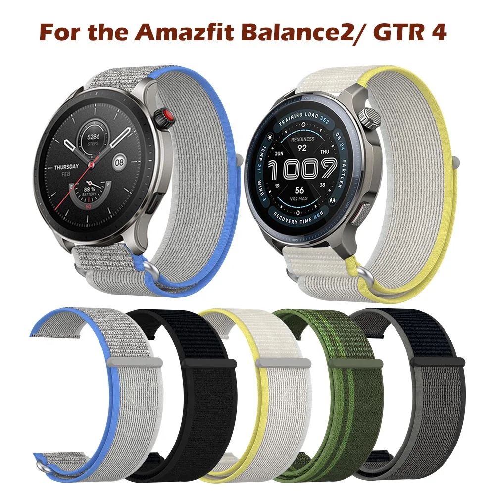 For Amazfit Balance2/GTR4 Watch Straps Nylon Metal Bezel Magic Buckle Running Sport Breathable Strap for Amazfit Balance2/GTR4
For Amazfit Balance2/GTR4 Watch Straps Nylon Metal Bezel Magic Buckle Running Sport Breathable Strap for Amazfit Balance2/GTR4