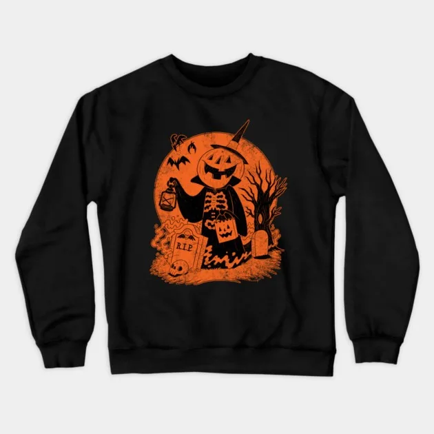 Autumn and Winter Style Halloween Nightmare Sweatshirt, "Spooky Pumpkin Reaper" Graphic for A Trendy Look
Autumn and Winter Style Halloween Nightmare Sweatshirt, "Spooky Pumpkin Reaper" Graphic for A Trendy Look