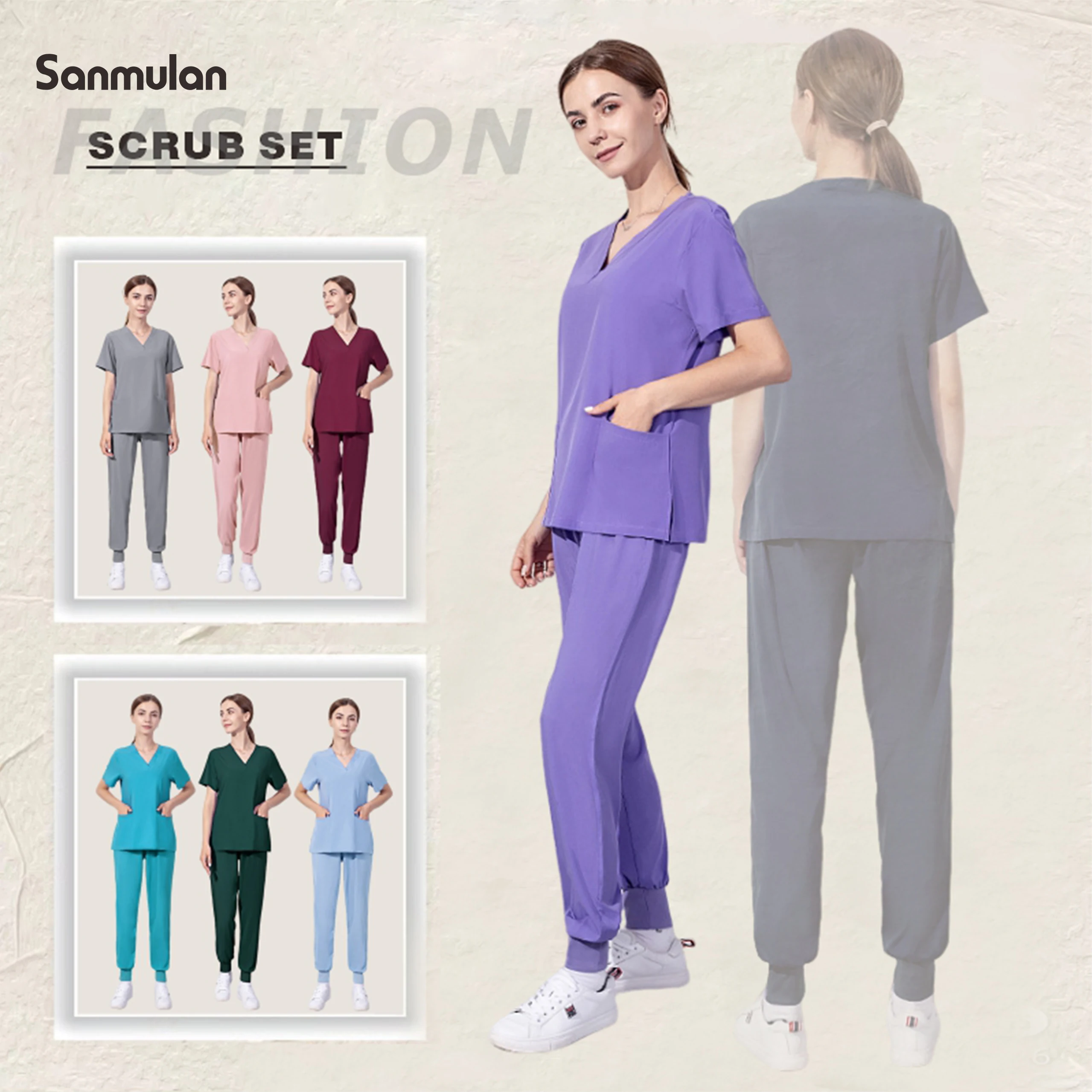Summer Doctor and Nurse Work Uniforms, Beauty Hospital, Pet Dental Surgery Room, Hand Washing Clothes Set
Summer Doctor and Nurse Work Uniforms, Beauty Hospital, Pet Dental Surgery Room, Hand Washing Clothes Set