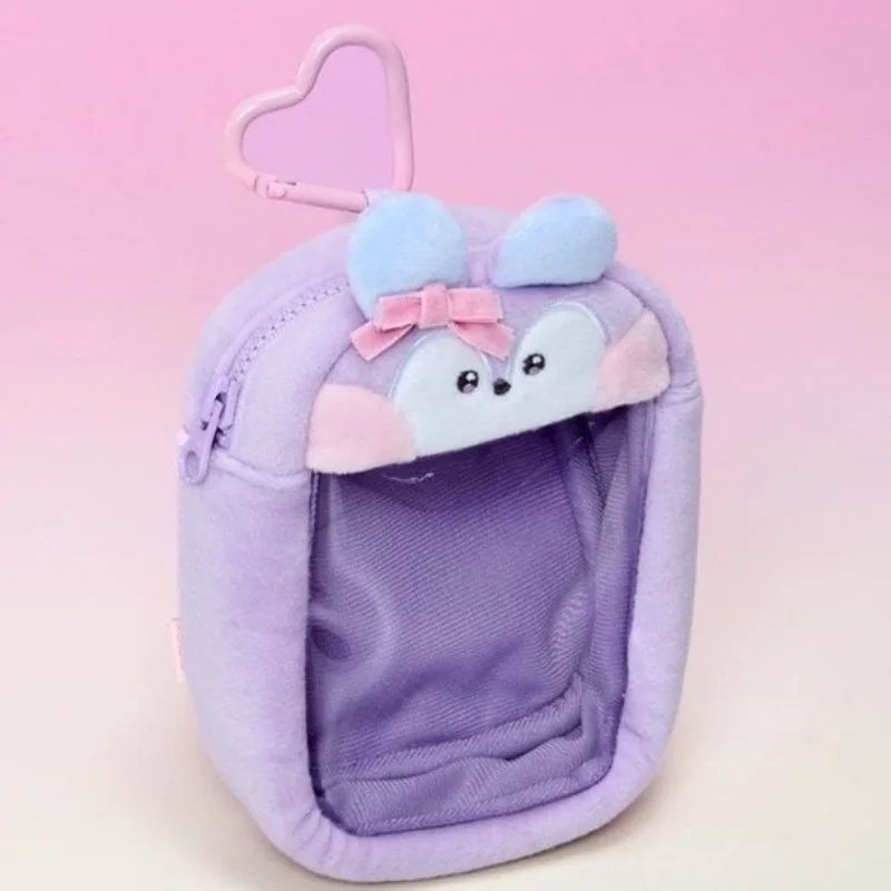 New BT21 Mini Transparent Storage Bag Cute Cartoon Portable Storage for Travel Plush Bag Women Animal Plushie Storage Bags
New BT21 Mini Transparent Storage Bag Cute Cartoon Portable Storage for Travel Plush Bag Women Animal Plushie Storage Bags