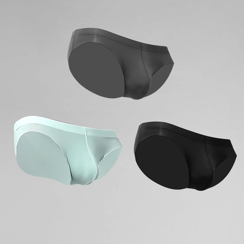 Мужское нижнее белье, 5 шт., летние трусы с сексуальным дизайном, из ледяного шелка, с низкой талией, треугольные трусы.
Мужское нижнее белье, 5 шт., летние трусы с сексуальным дизайном, из ледяного шелка, с низкой талией, треугольные трусы.