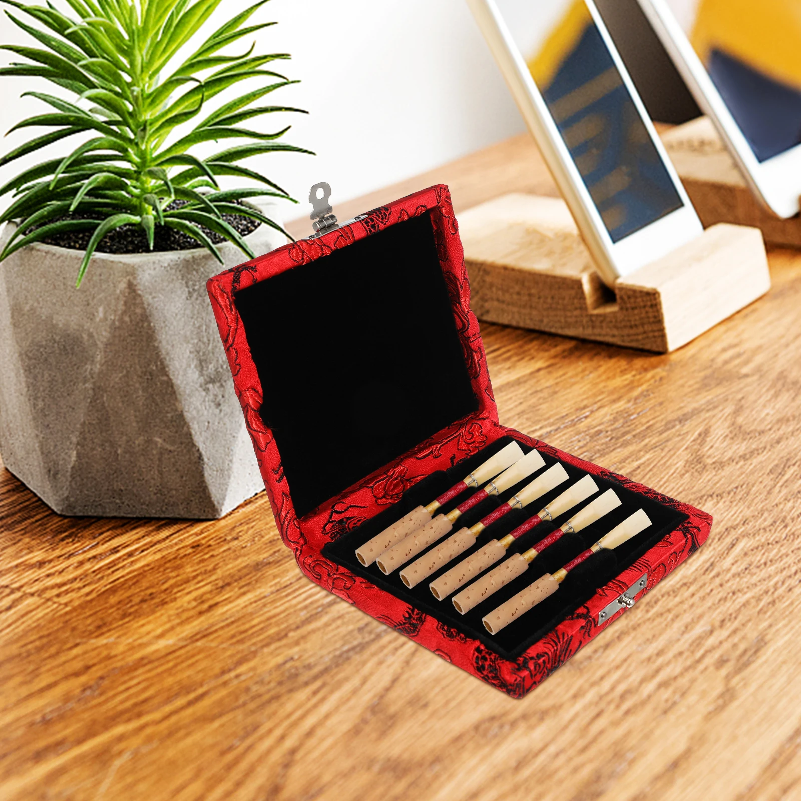 Reed Box Bassoon Case Oboe Lightweight Accessory Flute Bag with Cover Storage Silk Pouch Holder
Reed Box Bassoon Case Oboe Lightweight Accessory Flute Bag with Cover Storage Silk Pouch Holder